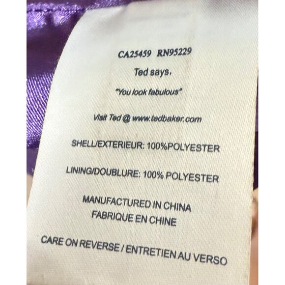 Ted Baker Strapless Maxi Dress Glam Wedding Guest Formal Gown - Picture 9 of 10